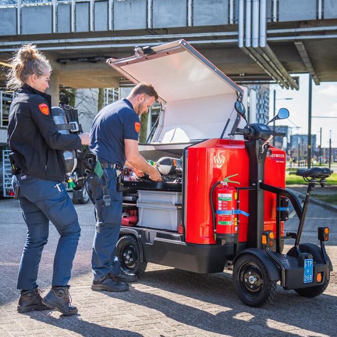 Stuyf Cargo elektrische bedrijfswagen UMC Utrecht brandweer