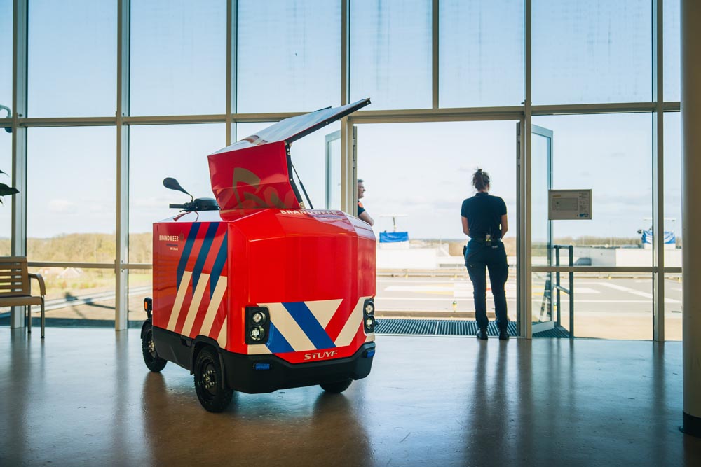 Stuyf Cargo elektrische bedrijfswagen UMC Utrecht brandweer