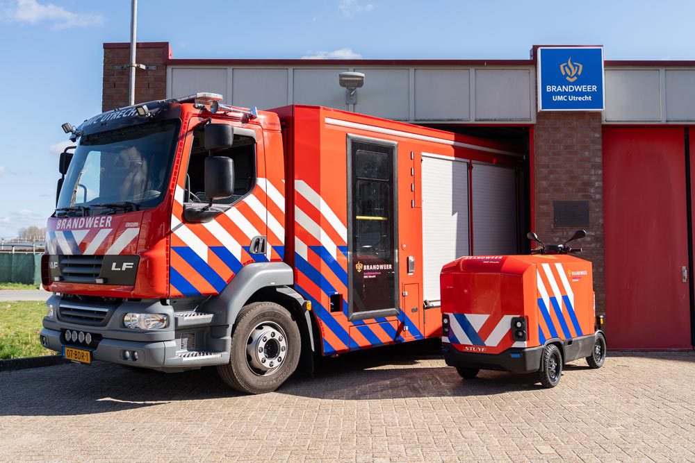 Stuyf Cargo elektrische bedrijfswagen UMC Utrecht brandweer