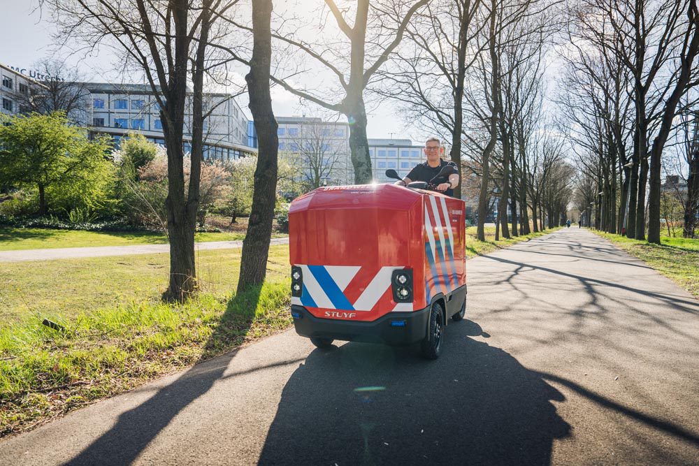 Stuyf Cargo elektrische bedrijfswagen UMC Utrecht brandweer