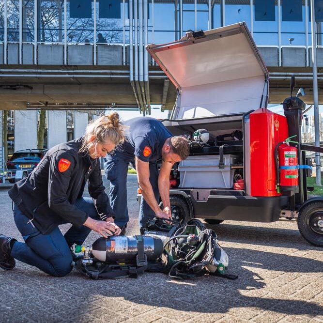Stuyf Cargo elektrische bedrijfswagen UMC Utrecht brandweer