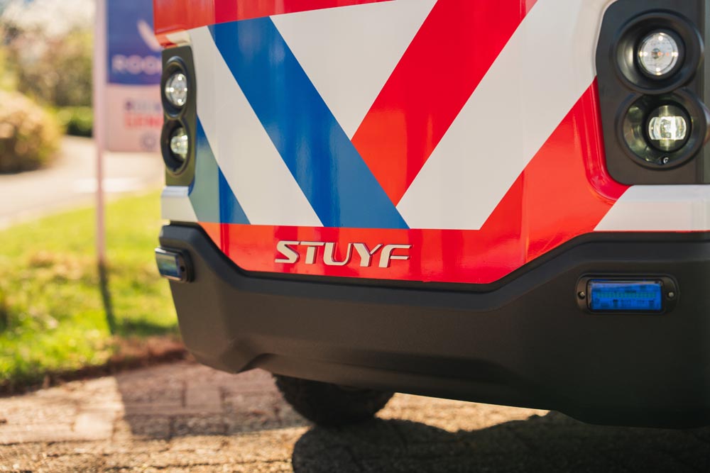 Stuyf Cargo elektrische bedrijfswagen UMC Utrecht brandweer