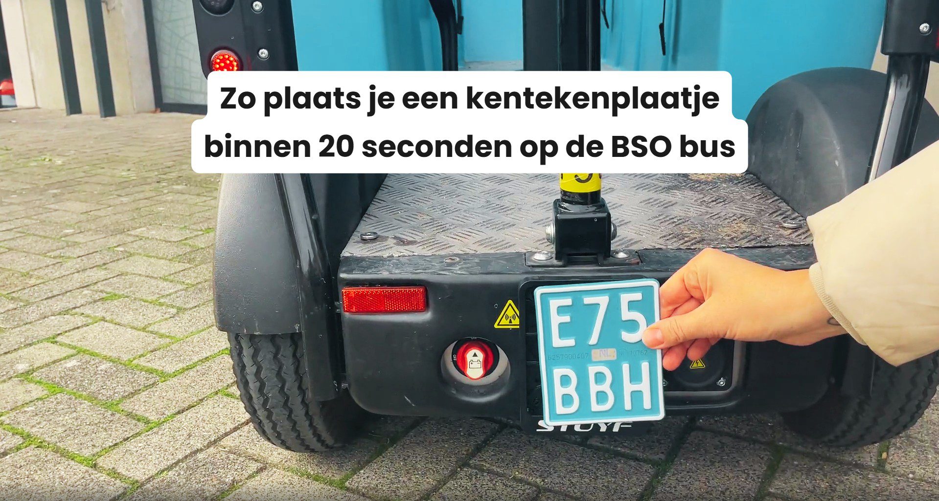 Kentekenplaat Monteren Op Je Bso Bus Mobilitum